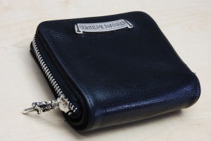 クロムハーツ、ジョーイウォレット ソフトレザーブラック