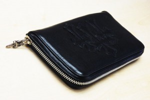 修理後のクロムハーツ、レクタンギュラーFジップウォレットW/3セメタリークロス