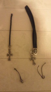 クロムハーツ携帯ストラップ修理前