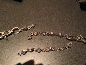 マルチリンクウォレットチェーン修理前