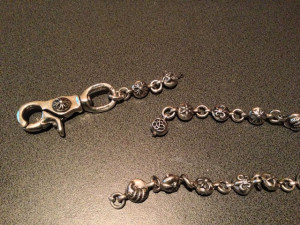 ウォレットチェーン修理前