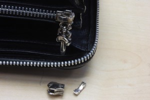 修理後の財布