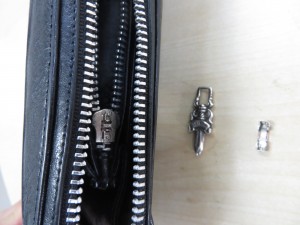 修理前のウォレット