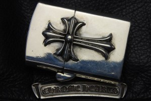 クロムハーツCHクロスジッポ　修復後