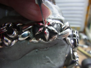 スター部分の修復