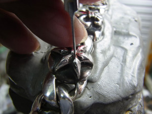 スター部分の修復