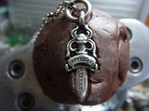 イブシを入れて完成です。