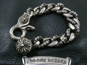 ファンシーチェーンクリップブレスレット改造前